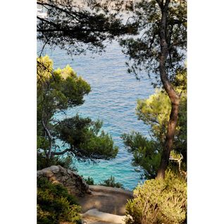 Tableau Sur Toile Chemin Vers Les Calanques 30x45 Cm