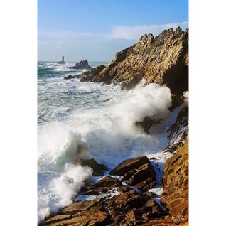 Tableau Sur Toile Pointe Du Raz 45x65 Cm