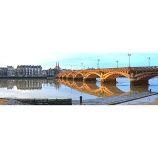 Tableau Sur Toile Pont Bayonne 45x135 Cm