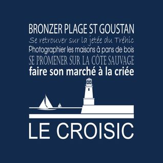 Tableau Sur Toile Le Croisic Navy 30x30 Cm