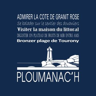 Tableau Sur Toile Ploumanac'h Navy 30x30 Cm