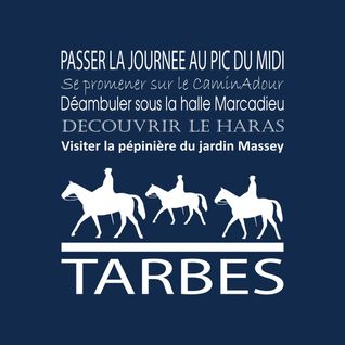 Tableau Sur Toile Tarbes Navy 30x30 Cm