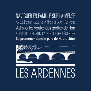 Tableau Sur Toile Les Ardennes Navy 30x30 Cm