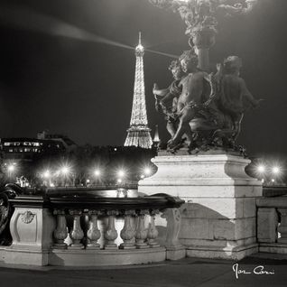 Tableau Sur Verre Pont Alexandre Iii 45x45 Cm