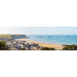 Tableau Sur Toile Plage Arromanche 30x97 Cm