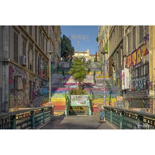 Tableau Sur Toile Quartier Créatif Marseille 45x65 Cm