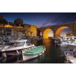 Tableau Sur Verre Vallon Des Auffes 30x45 Cm