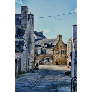 Tableau Sur Toile Maison Concarneau 30x45 Cm