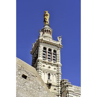 Tableau Sur Toile Basilique De Marseille 45x65 Cm
