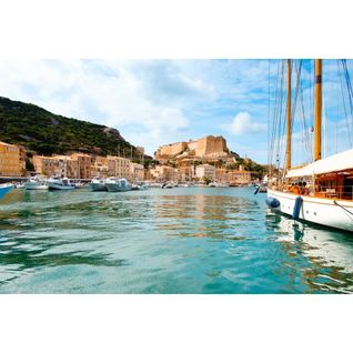 Tableau Sur Toile Port De Bonifacio 30x45 Cm