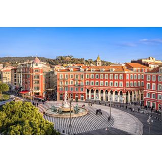 Tableau Sur Toile Place Masséna 30x45 Cm