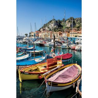 Tableau Sur Toile Bateaux Port De Nice 30x45 Cm