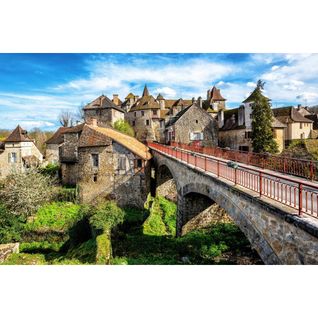 Tableau Sur Toile Carennac 65x97 Cm