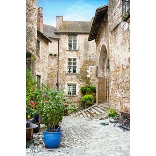 Tableau Sur Toile Maisons Carennac 65x97 Cm