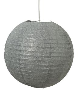 Suspension DISCO BOULE PAPIER Gris