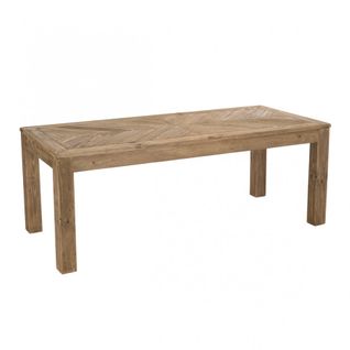 Andrian - Table à Manger Rectangulaire Marron 200x90cm Bois Pin Recyclé