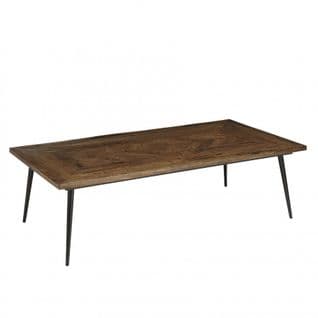 Kiara - Table Basse Rect. 135x70cm Formes Géométriques