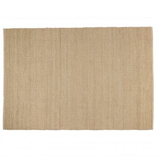 Quentin - Tapis Rectangulaire 200x290cm En Jute Et Coton Beige