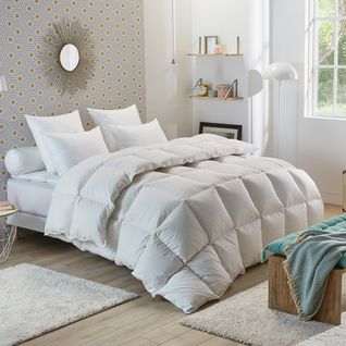 Couette Tradition Chaude - 50% Duvet De Canard 200 X 200 Cm Blanc