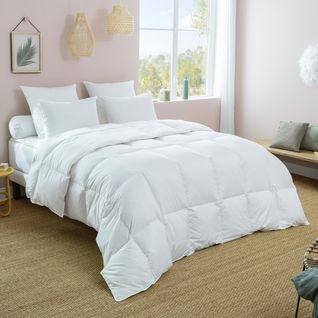 Couette 90% Duvet D'oie Neuf Chaude 200 X 200 Cm Blanc