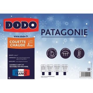 Couette Chaude Patagonie Blanc - 200x200 Cm
