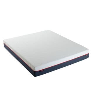 Matelas Mousse L'incontournable Ferme 180 X 200 Cm Blanc, Bleu Foncé