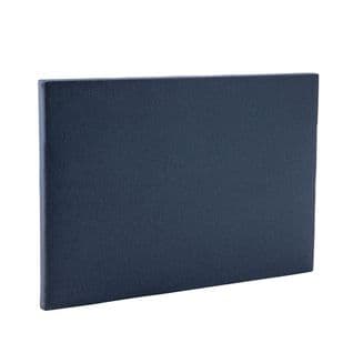 Tête De Lit - Tissu Bleu 140 X 115 Cm Bleu Foncé