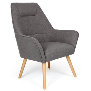 Fauteuil Scandinave "watson" 101cm Gris