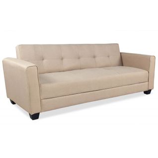 Canapé Convertible 3 Places "tosello" 200 cm Beige