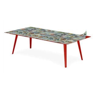 Table Basse 1 Cover "city" 120cm Rouge