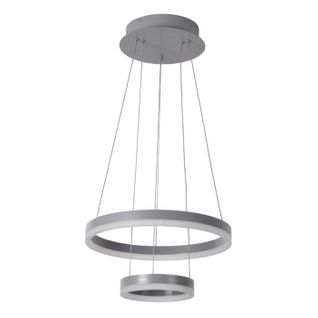 Suspension En Métal LED "plaox" 120cm Gris