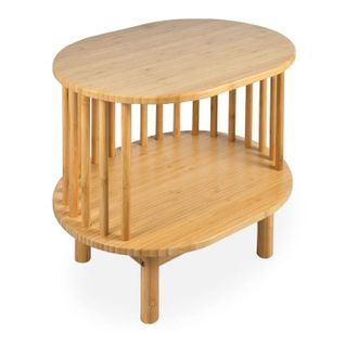 Table De Chevet En Bambou "giovanni"  46cm Naturel