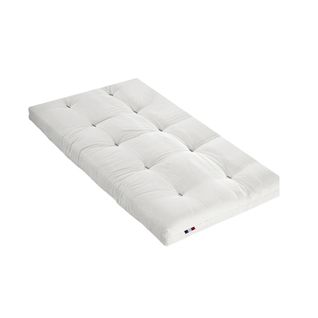 Matelas Futon Coton Ecru 90x190