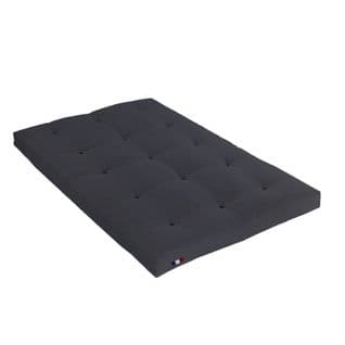 Matelas Futon Coton Gris Anthracite 160x200