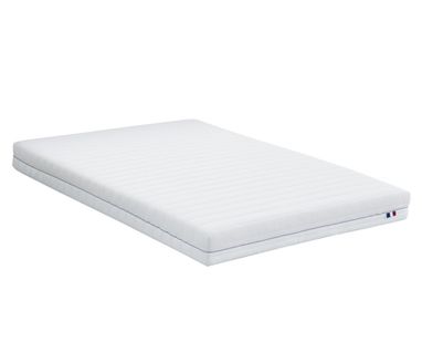 Matelas Mousse Déhoussable, lavable - Mousse HR 100% Française - Marcel - 140x190cm - Epaisseur 17cm