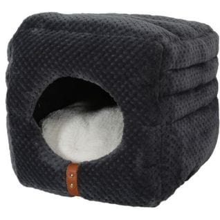 Niche Panier 2 En 1 Ouatiné Paloma Pour Chat - 35 X 35 X 35 Cm - Beige