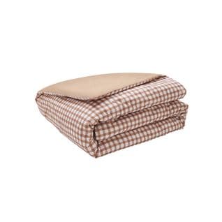 Housse De Couette En Percale De Coton Beige Dune 240x220