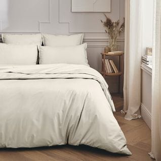 Taie D'oreiller En Percale De Coton Meringue 65x65