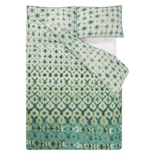 Housse De Couette En Percale De Coton Vert 140x200