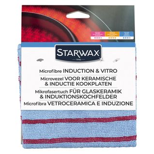 Lavette microfibre pour STARWAX vitrocéramique et induction