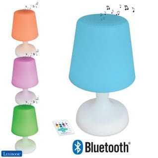 Enceinte Bluetooth® Waterproof En Forme De Lampe De Table Technologie LED Et Télécommande