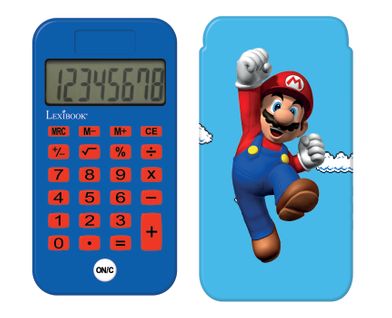 Calculatrice De Poche Avec Couvercle De Protection Mario