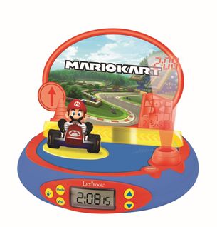 Réveil Projecteur Nintendo Avec Mario Kart En 3d Et Des Sons Du Jeu Vidéo