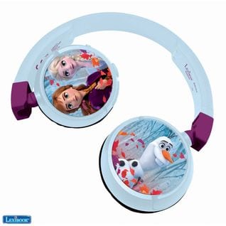 Casque Reine Des Neiges 2 En 1 Bluetooth® Et Filaire, Pliable Pour Enfants Avec Limitation De Son