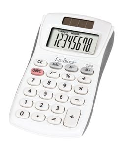 Calculatrice De Poche 8 Chiffres Avec Finition Rubber - C208
