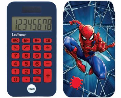 Calculatrice De Poche Avec Couvercle De Protection Spider-man