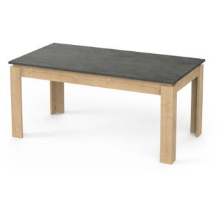 Table à Manger Seule Austin - 6 Personnes - Décor Chêne Hamilton Et Sidewalk - L179 X P90 X H77 Cm