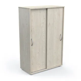 Armoire 2 Portes Coulissantes Coloris Naturel Nexty - Naturel Clair