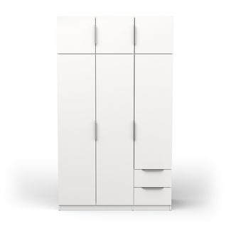 Armoire 6 Portes Et 2 Tiroirs - L119,4 Cm