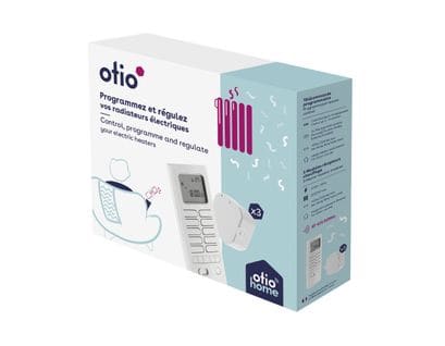 Pack Chauffage Connecté Avec Télécommande Thermostat Et Modules De Chauffage - Otio